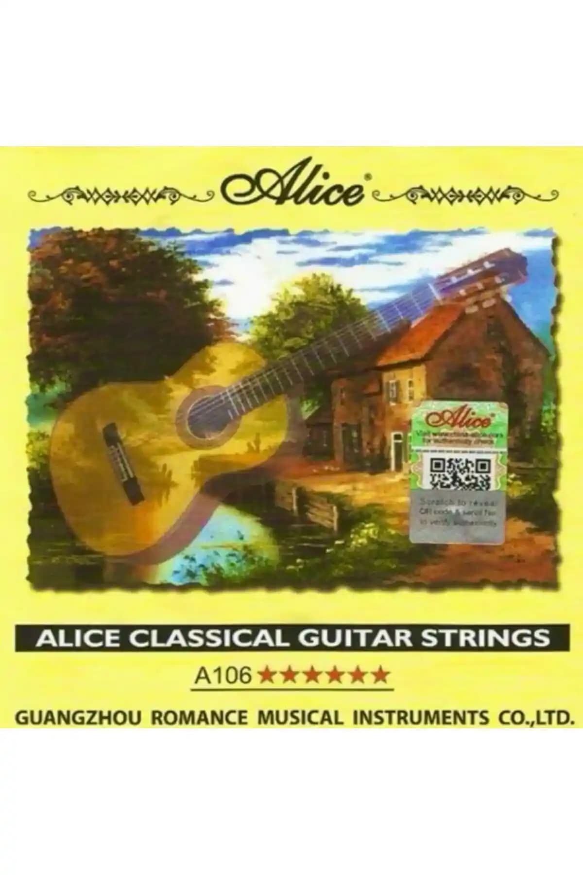 Alice A106 Klasik Gitar Teli: Yüksek Kalite ve Zengin Ses Özellikleri