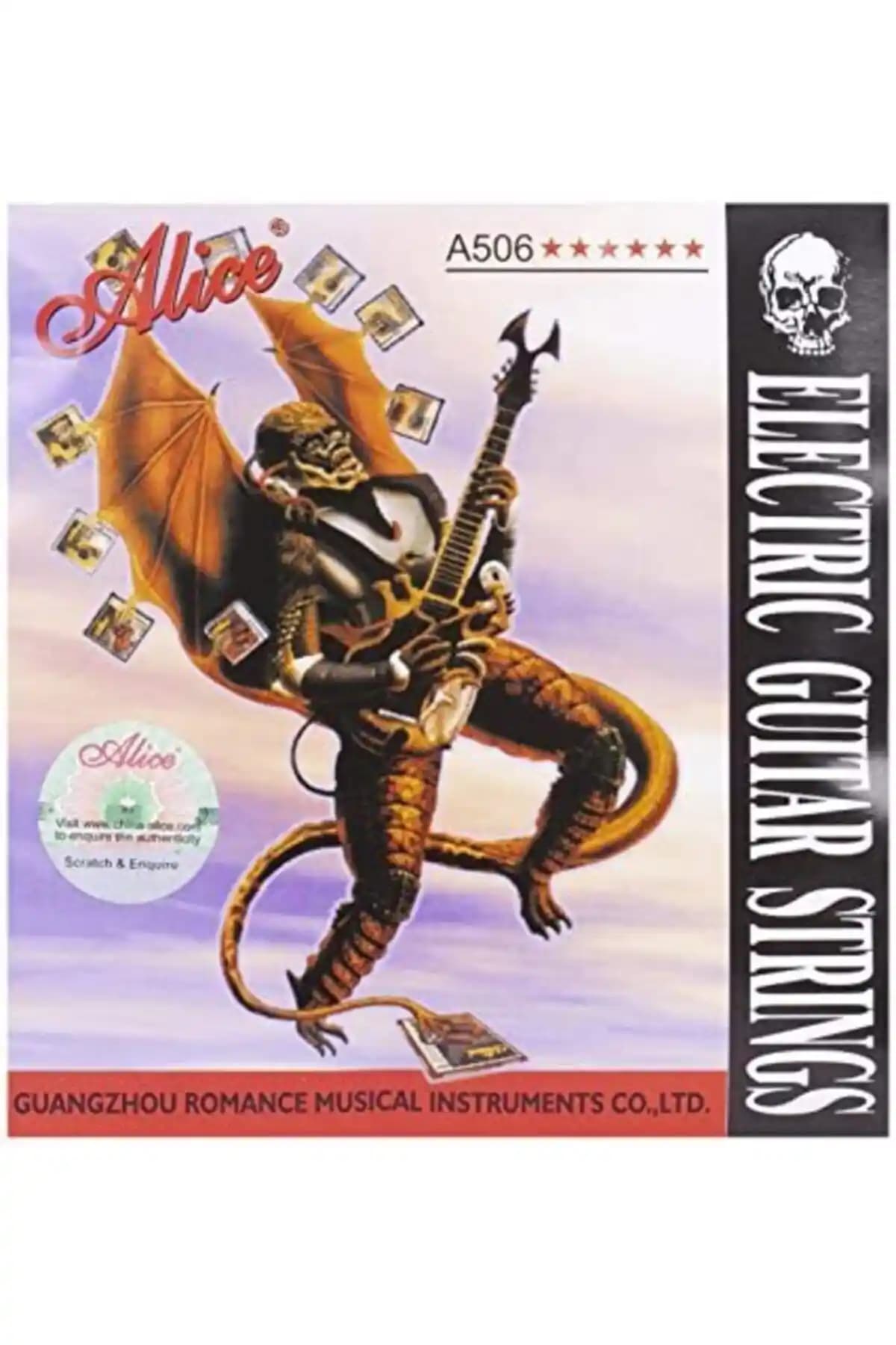 Alice A506 Elektro Gitar Tel Takımı: Yüksek Kalite ve Dayanıklılık Sağlayan Ürün