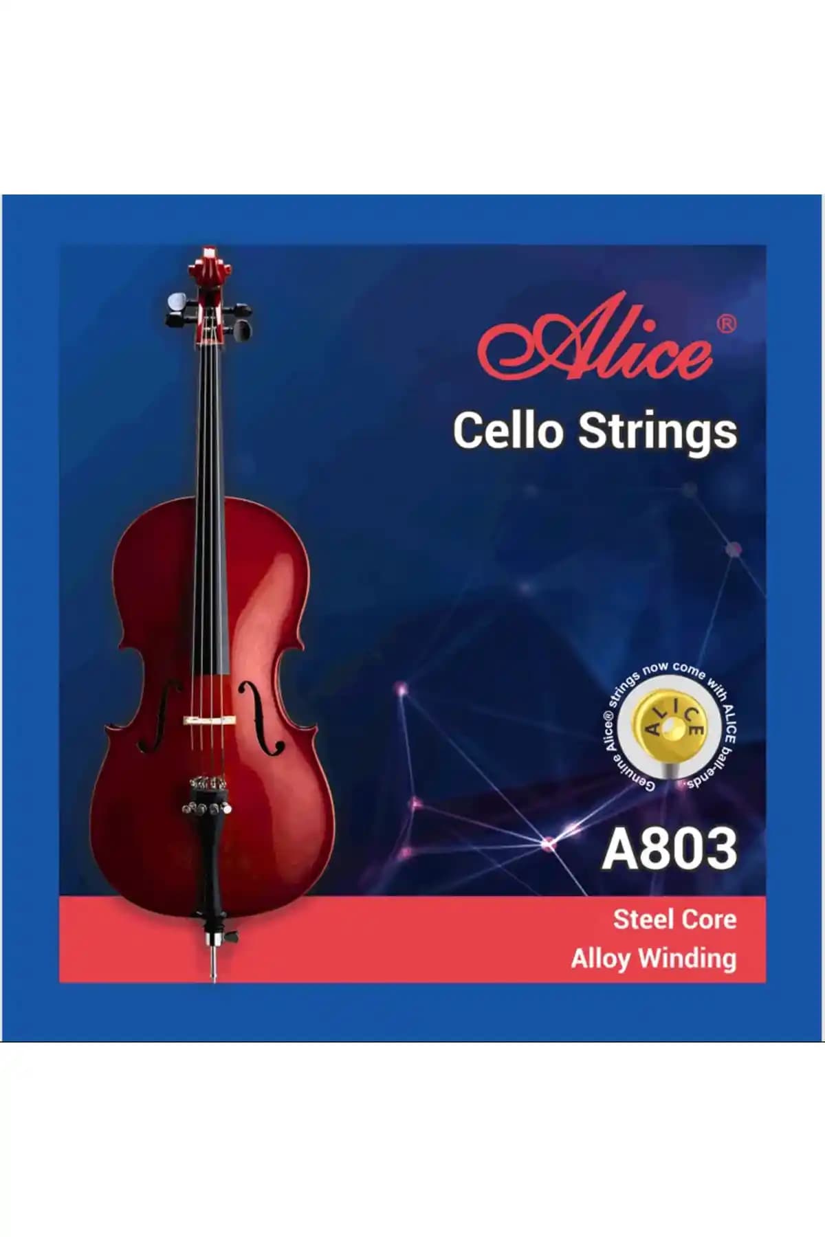 Alice A803-1 A (LA) Tek Çello Teli Ürünü: Yüksek Kalite ve Uzun Ömürlü Performans