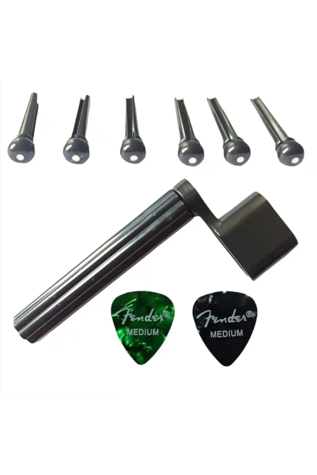 Alice Akustik Eşik Pimi Endpin Set: Çok Yönlü ve Dayanıklı Gitar ve Enstrüman Aksesuarı