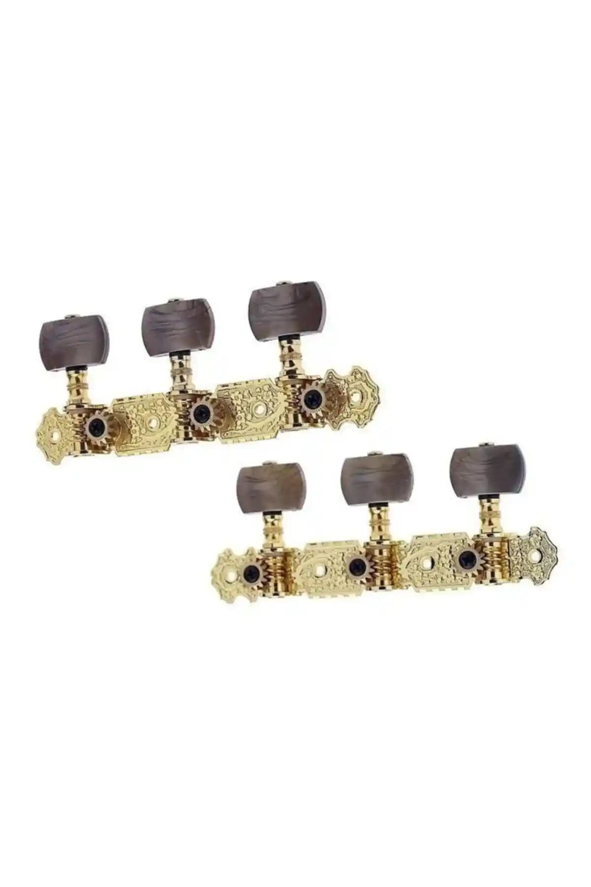 Alice Aos-020b4p Üst Kalite 3+3 Model Klasik Gitar Burgu Seti İle Gitar Performansınızı Artırın