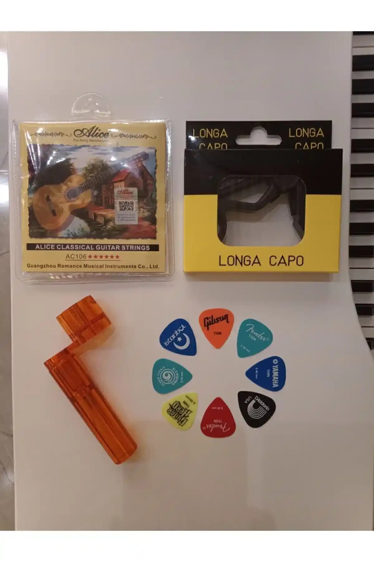 Alice Klasik Gitar Teli A-106 Seti Profesyonel Kullanım İçin Dayanıklı ve Yüksek Kalite