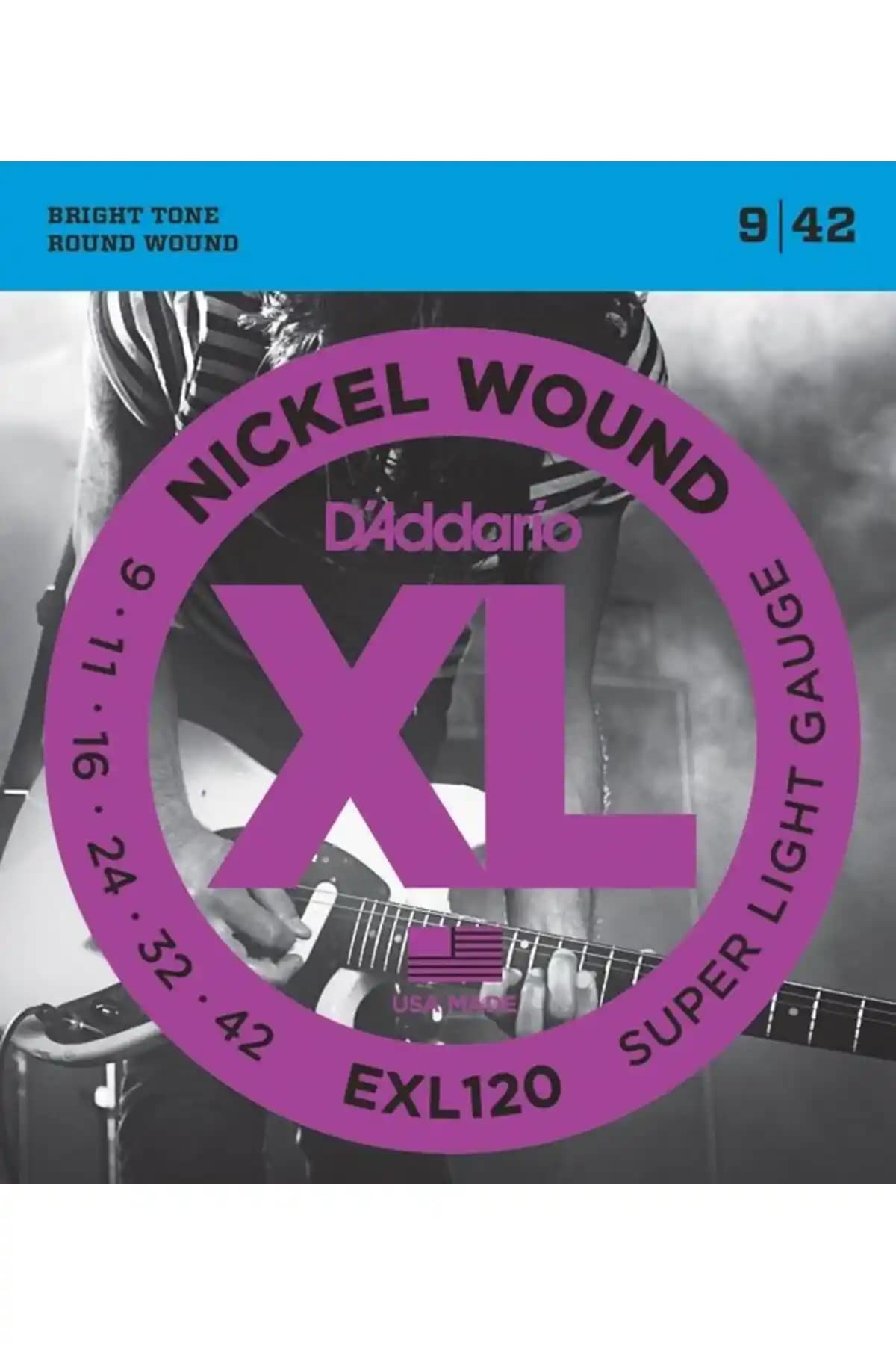 D'Addario EXL120 Elektro Gitar Tel Seti: Yüksek Kalite ve Dayanıklılık İçin Uygun Seçenek