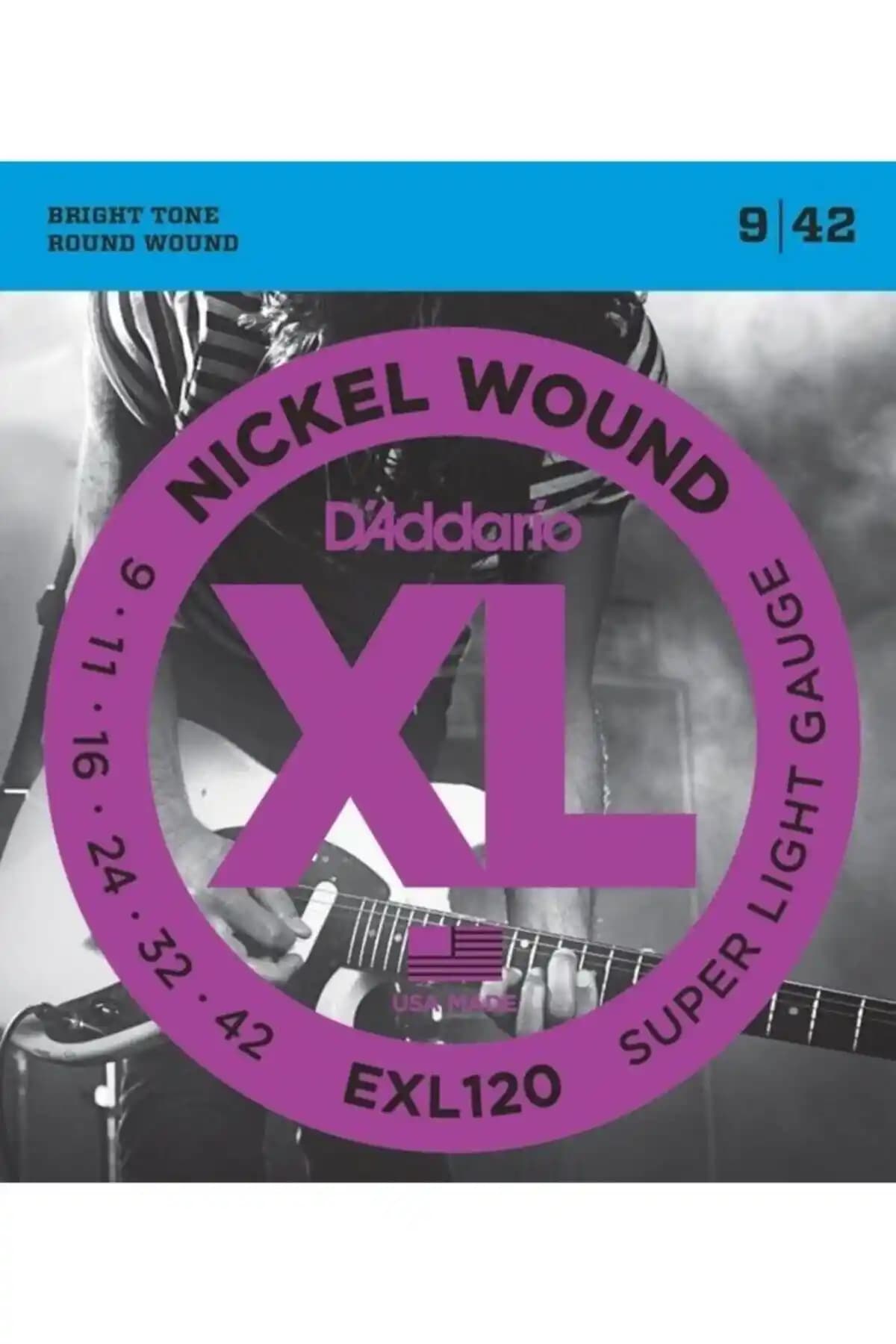 D'Addario EXL120 Süper Light Elektro Gitar Teli İncelemesi ve Özellikleri