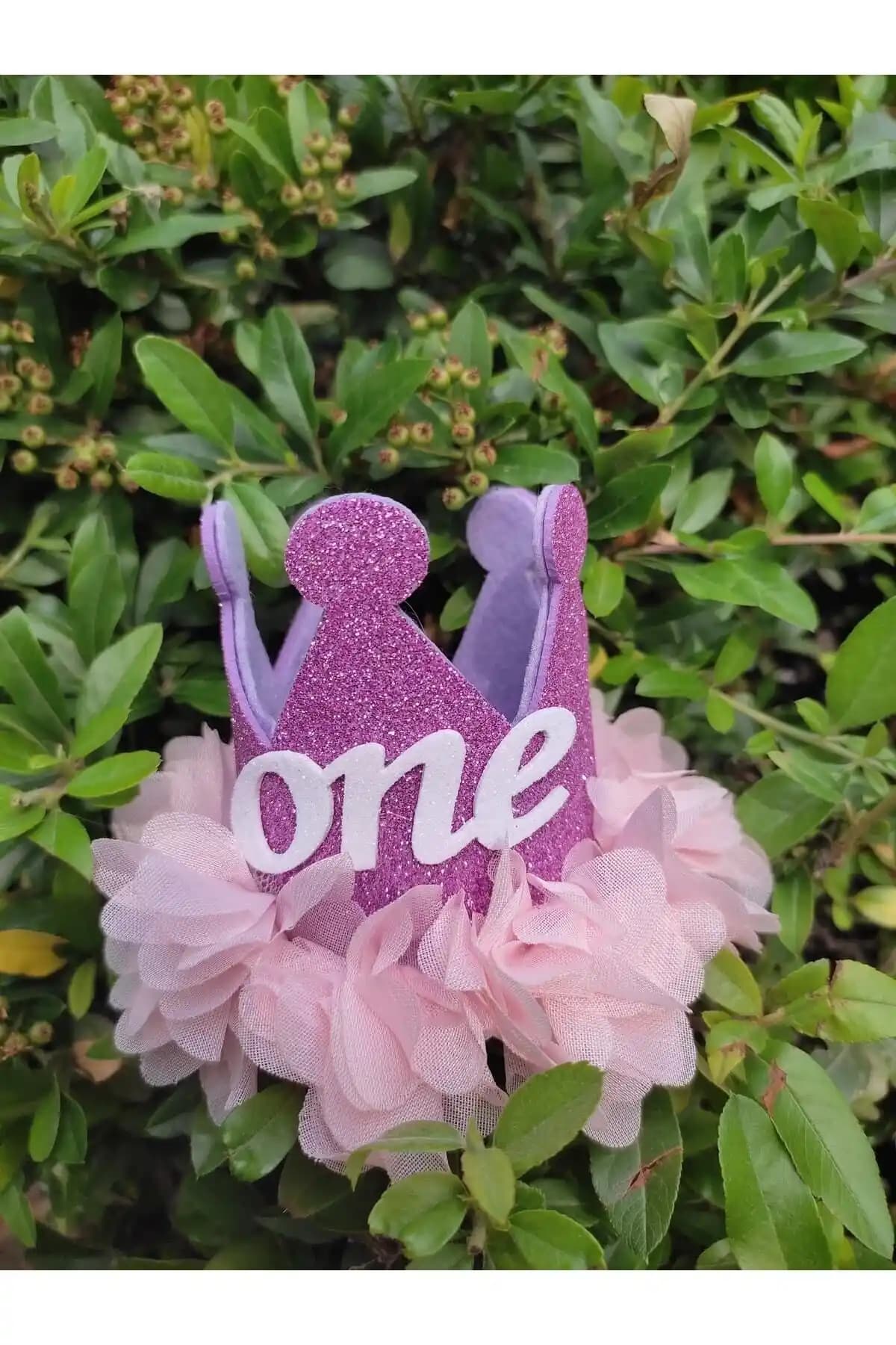 Damlakids 1 Yaş Doğum Günü Tacı Prenses Temalı Şık ve Rahat Kullanım Sağlayan Tasarım