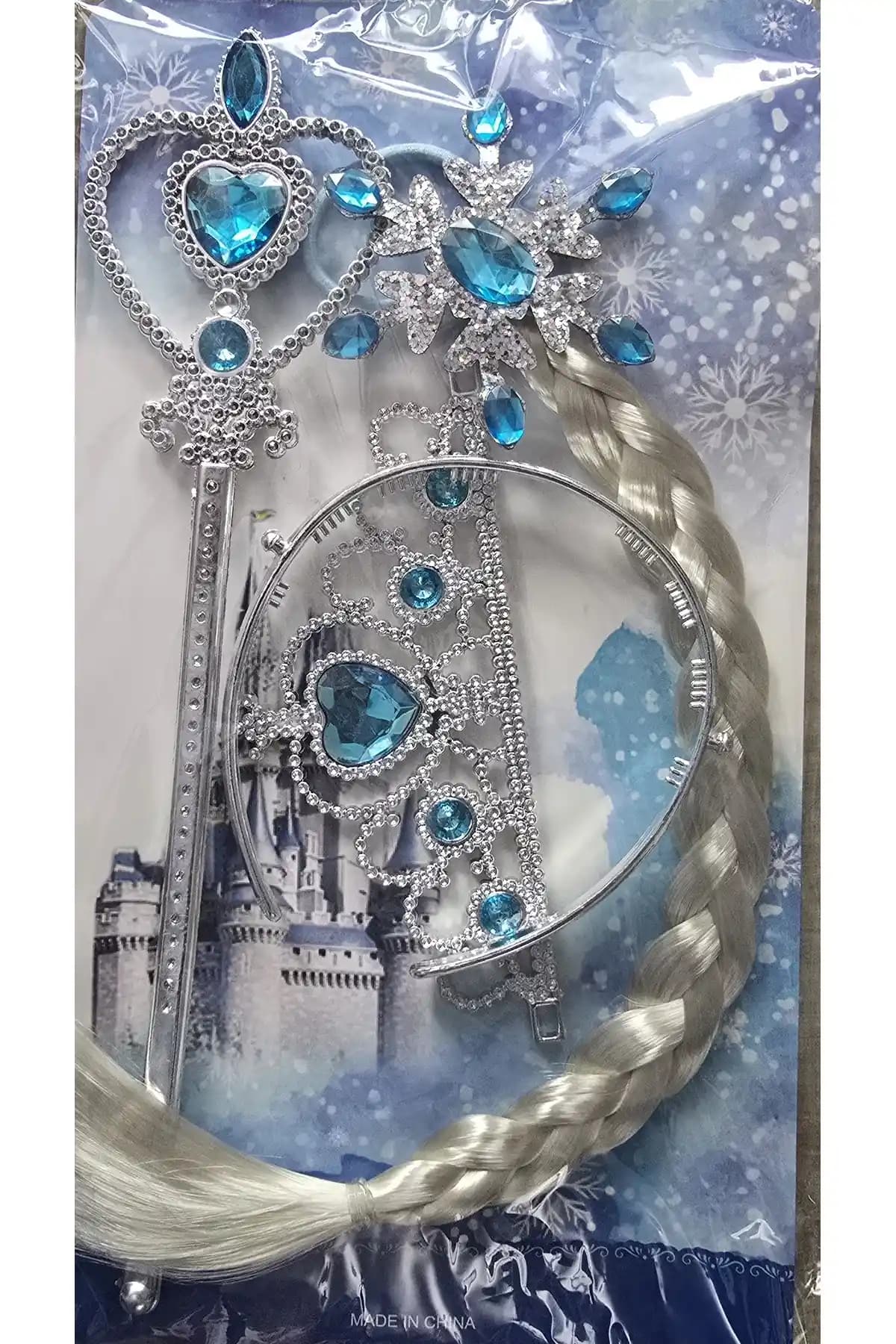 Elsa Frozen Temalı Yeni Model 3'lü Set Çocuklar İçin Büyülü Oyuncak Seçeneği