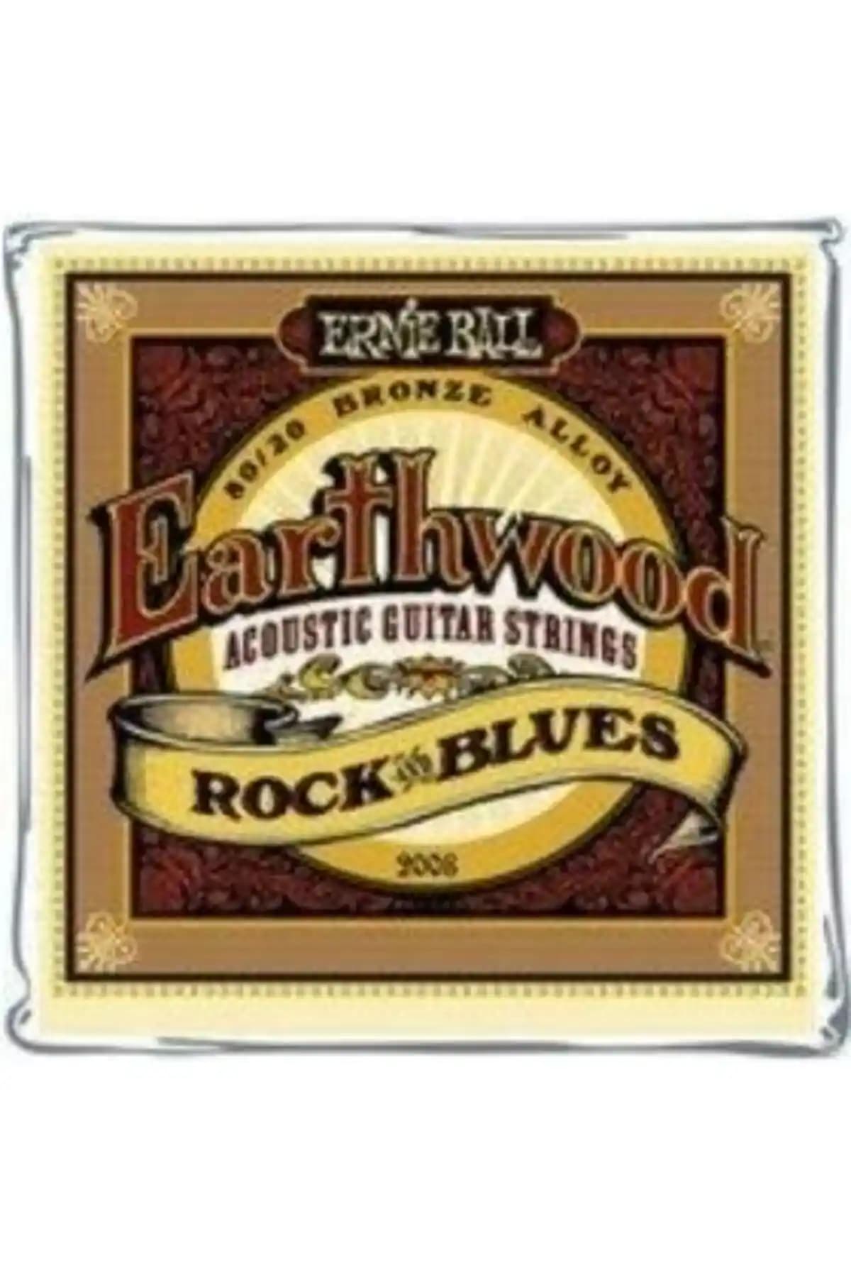 Ernie Ball P02008 Rock Blues 10-52 Akustik Gitar Telleri: Yüksek Ses Kalitesi ve Dayanıklılık