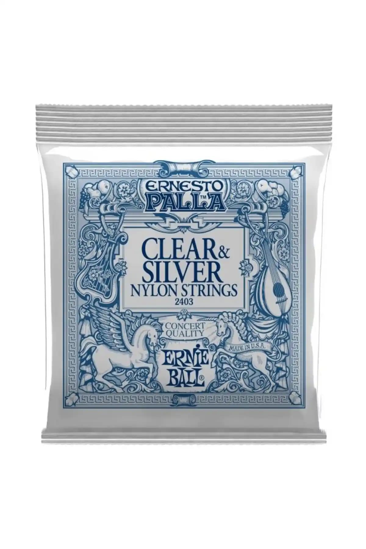 Ernie Ball P02403 Ernesto Palla Naylon Klasik Gitar Teli: Dayanıklı ve Zengin Sesli Enstrüman Aksesuarı