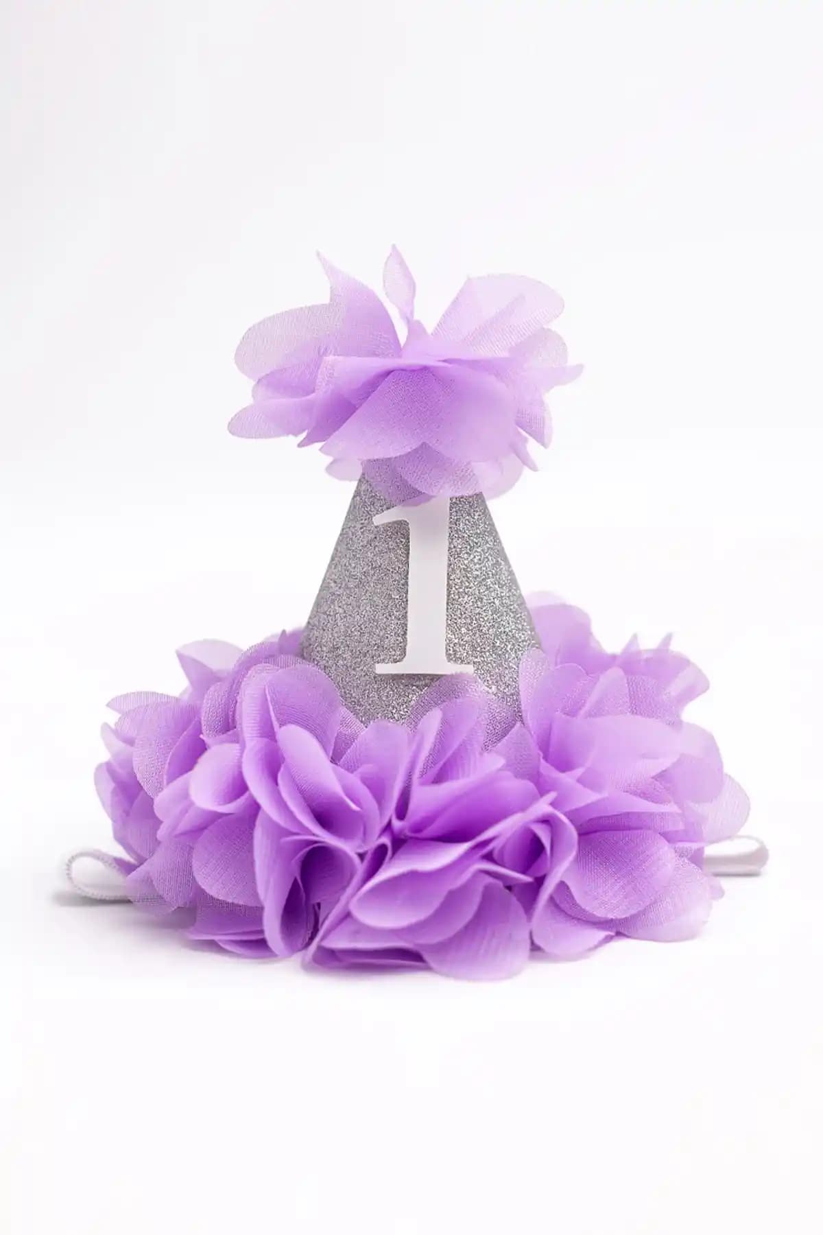 Le Mabelle Lila 1 Yaş Huni Doğum Günü Tacı: Şık ve Kullanışlı Bebek Doğum Günü Aksesuarı