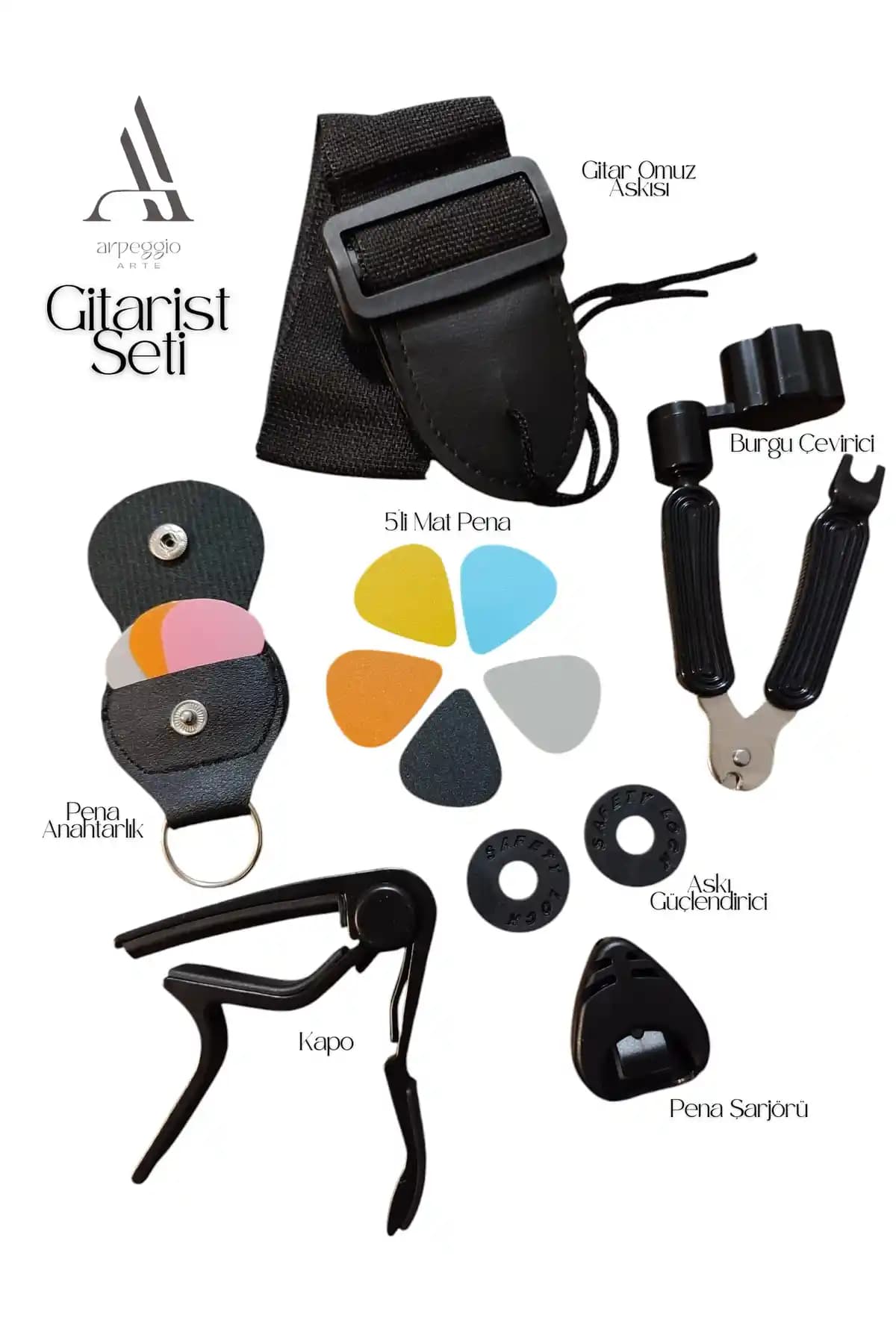 Miletus Gitarist Seti: Yüksek Kalite ve Kapsamlı Müzik Aksesuarları Paketi
