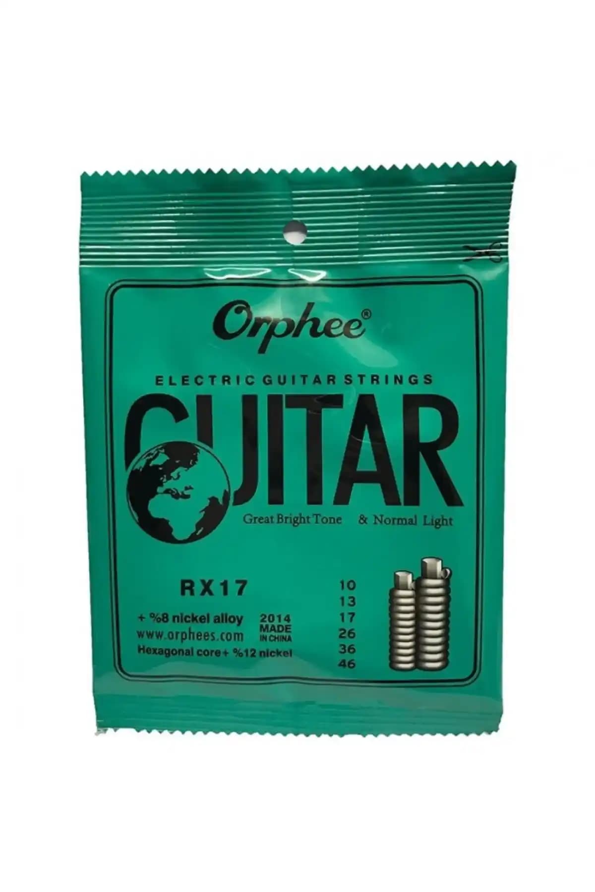 Orphee RX17 Elektro Gitar Teli: Dayanıklı ve Yüksek Performanslı Ses Kalitesi