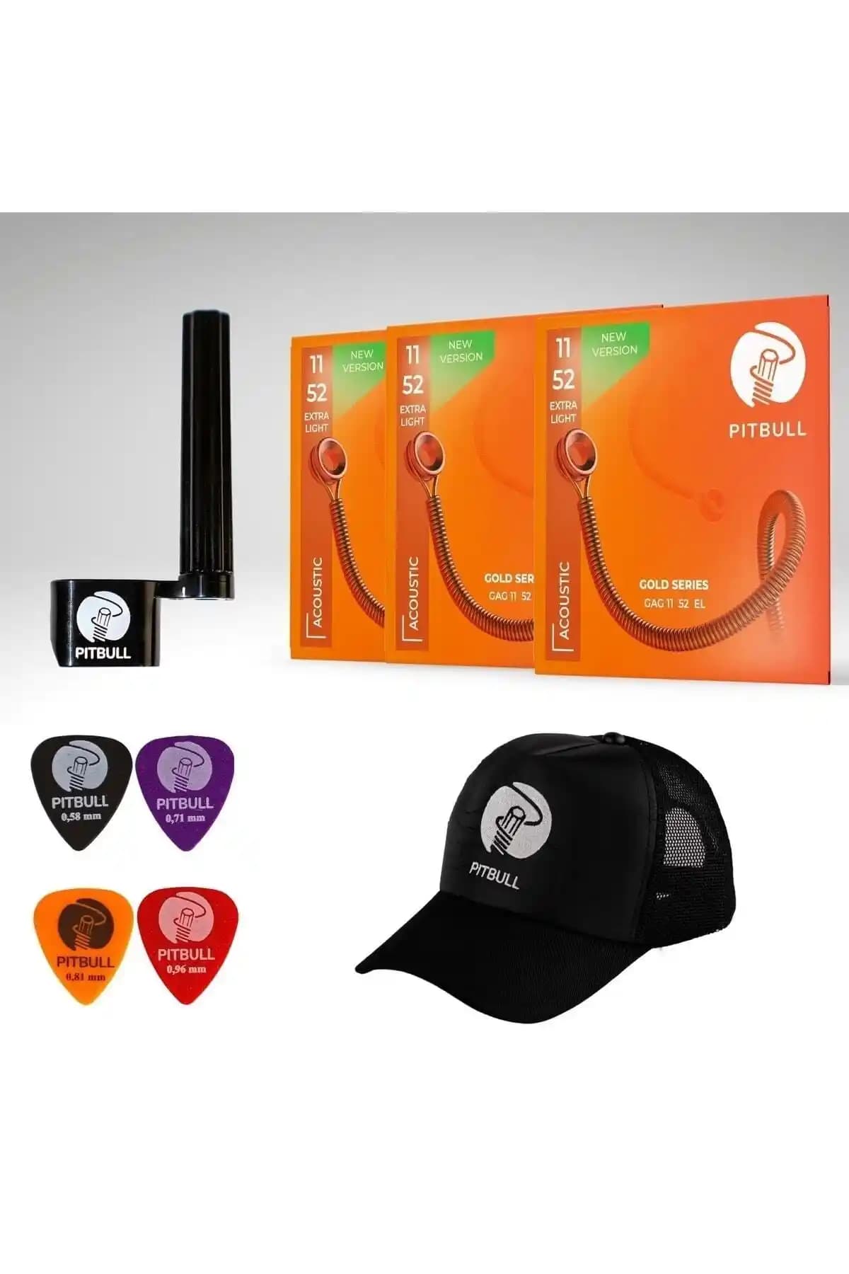 Pitbull Gold Seri Akustik Gitar Teli: Yüksek Kalite ve Uzun Ömür Sunan Profesyonel Seçenek