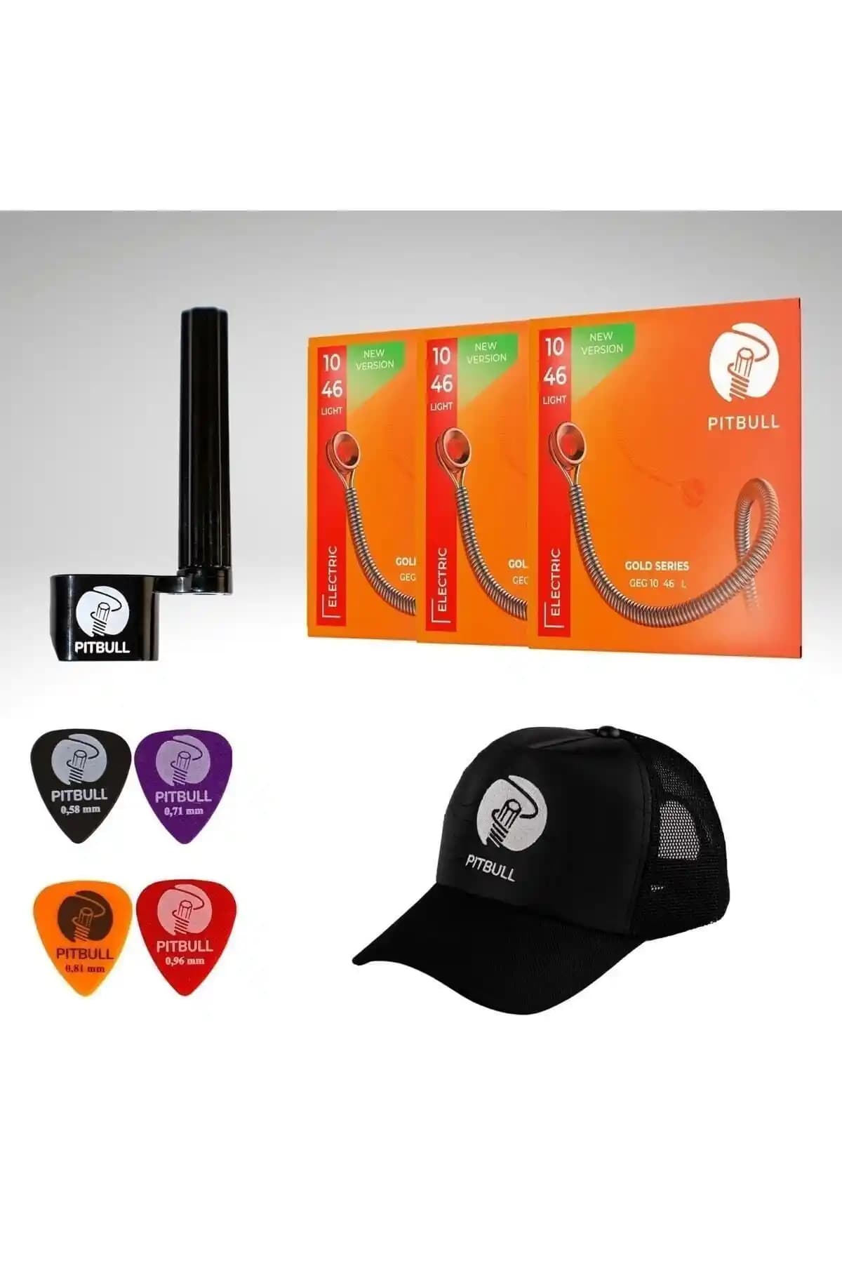 Pitbull Gold Seri Elektro Gitar Teli Seti Türkiye Menşei Yüksek Kalite ve Dayanıklılık