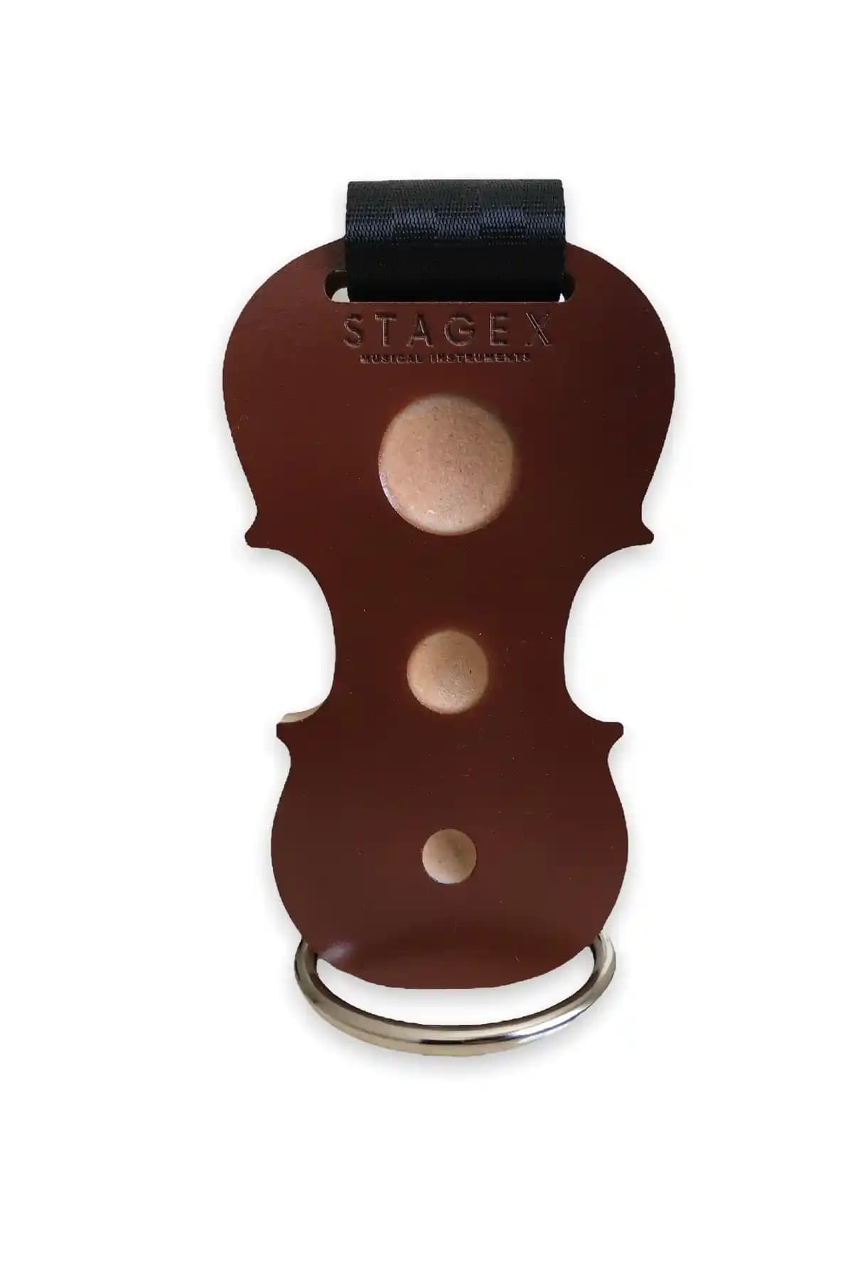 StageX Kahverengili Çello Pik Stopper: Dayanıklı ve Estetik Enstrüman Koruma Aksesuarı