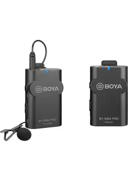 Boya BY-WM4 Pro K1 Kablosuz Yaka Mikrofonu: Profesyonel Ses Kaydında Yüksek Performans