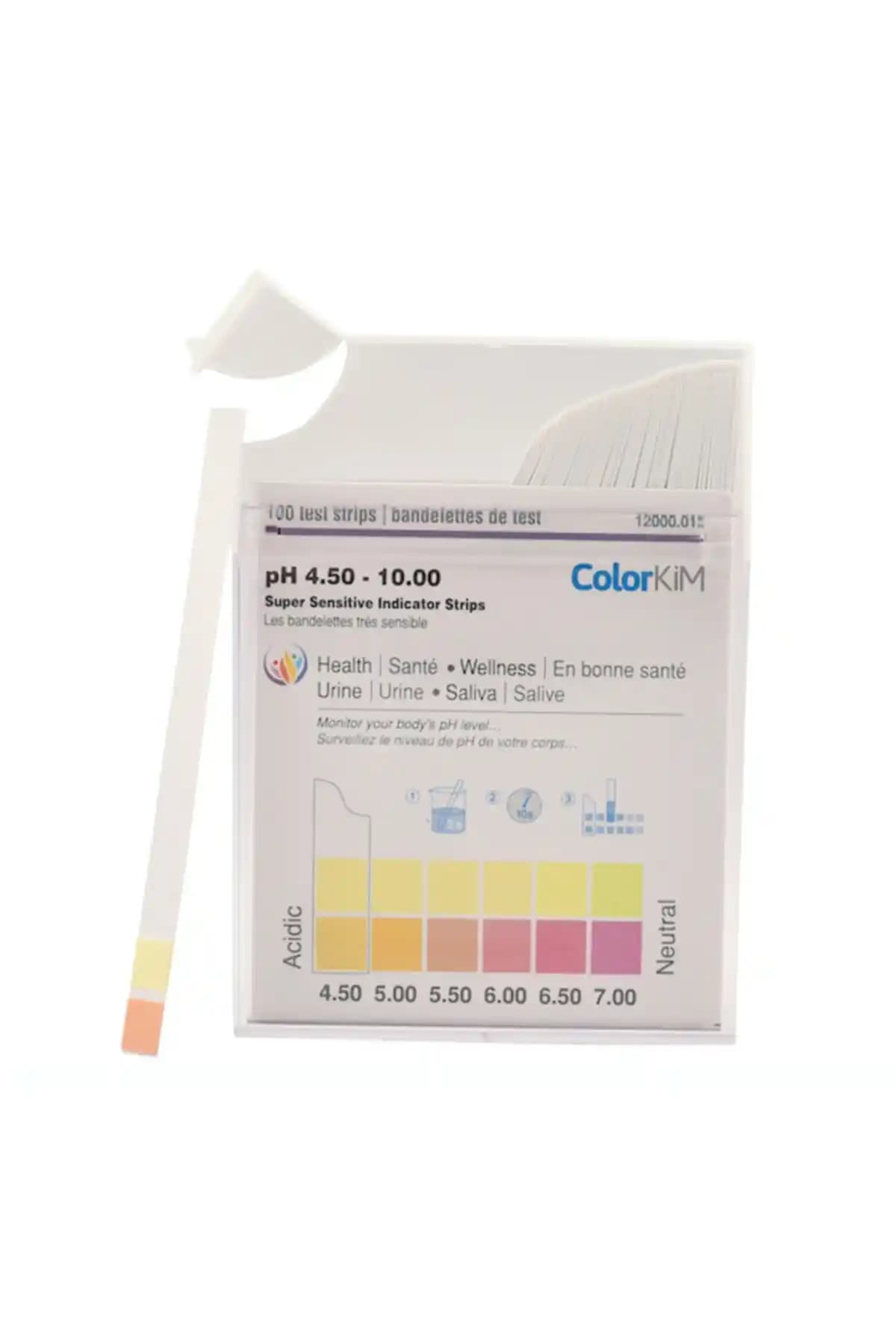 COLORKİM pH 4,5-10,00 Ölçer: Hassas ve Güvenilir pH Test Kiti Özellikleri