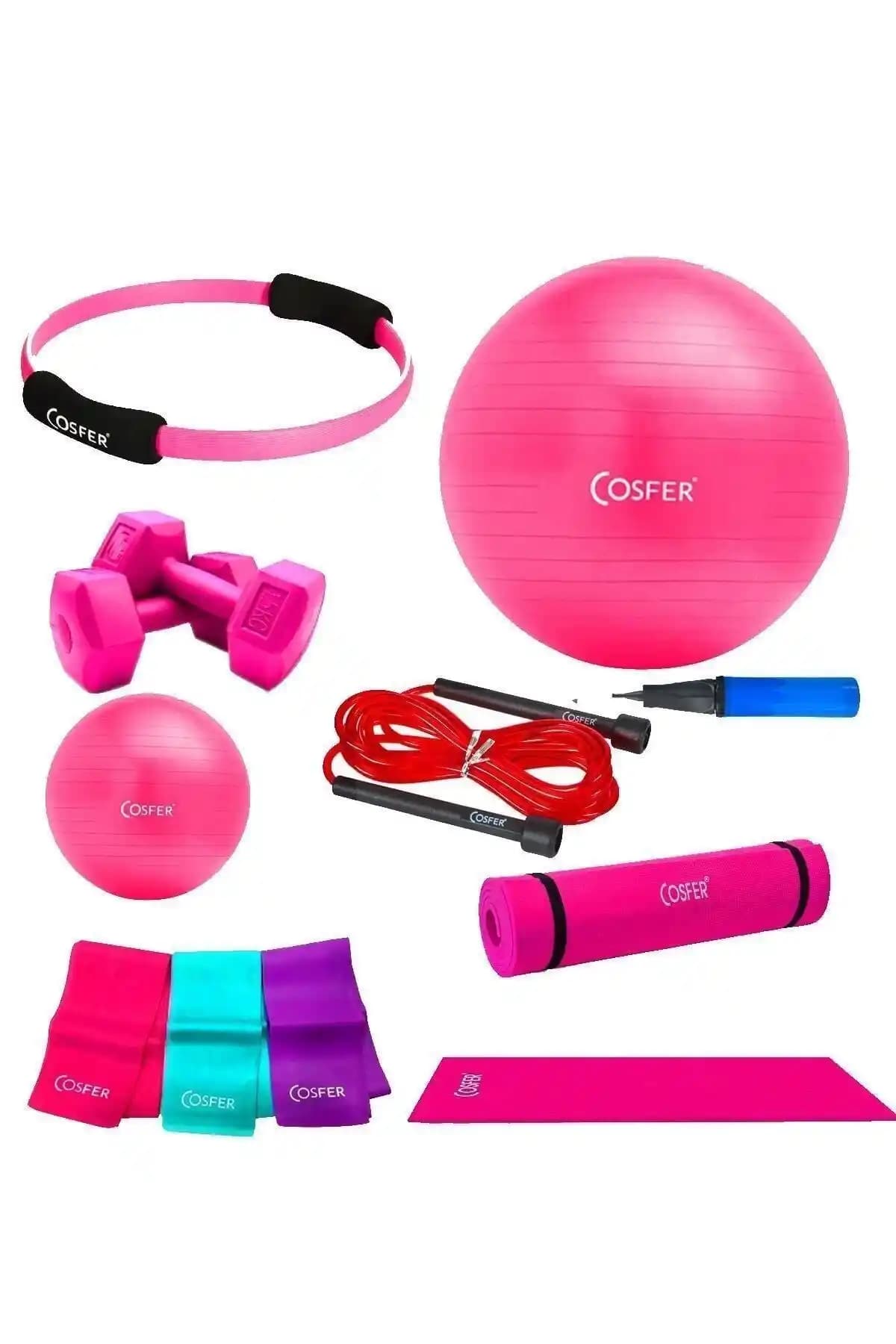 Cosfer CSF-TR03 8 Parçalı Pilates Seti İncelemesi ve Kullanıcı Deneyimleri