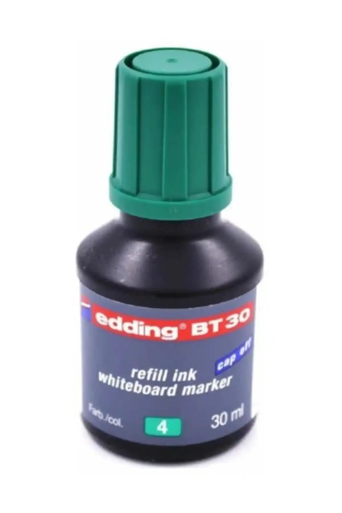 Edding 30 ml Yeşil Beyaz Tahta Mürekkebi: Canlı Renk ve Kolay Silinebilirlik