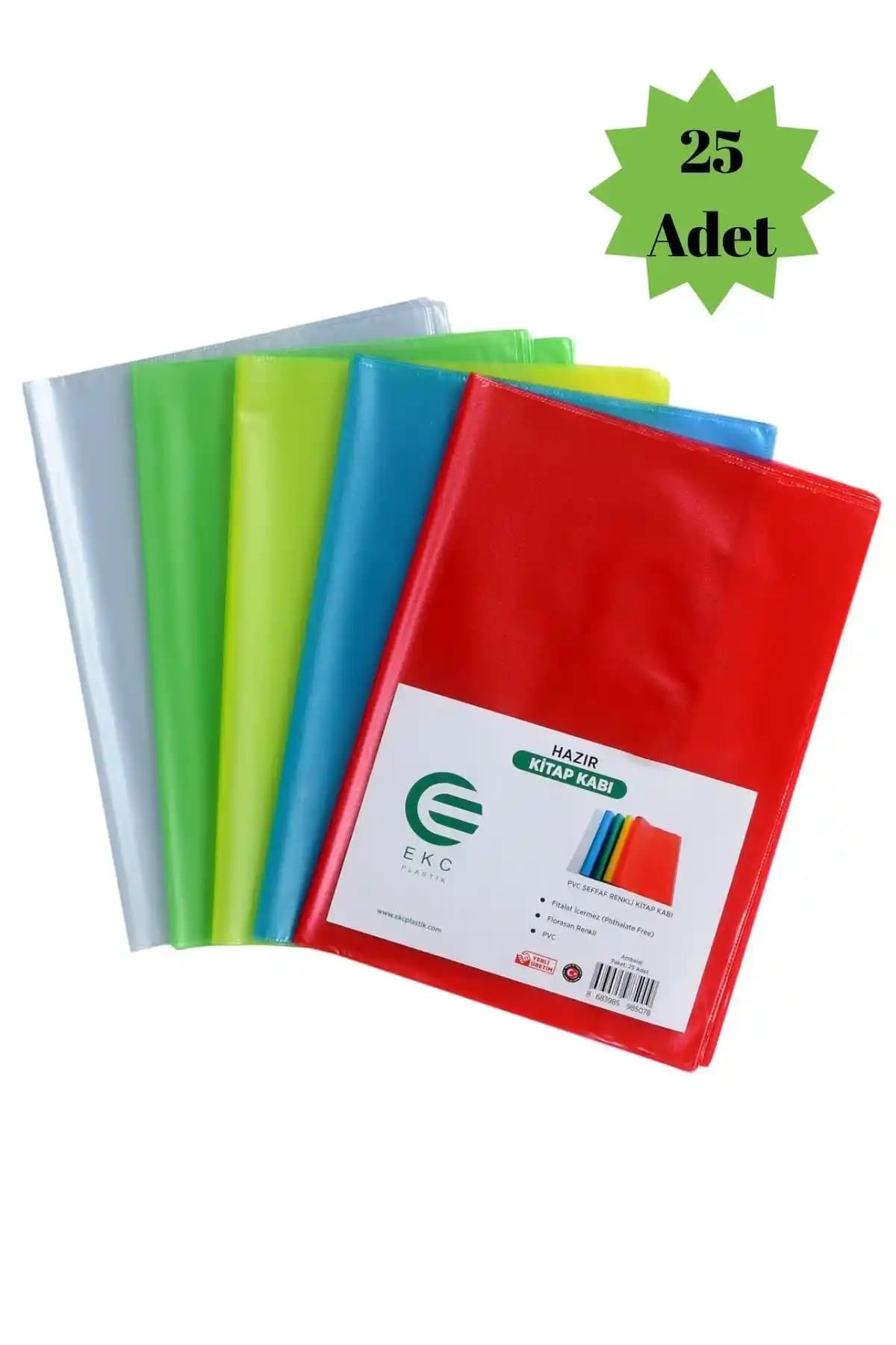 EKC Plastik Hazır Şeffaf Kitap Kabı: Dayanıklı ve Pratik Kitap Koruma Çözümü