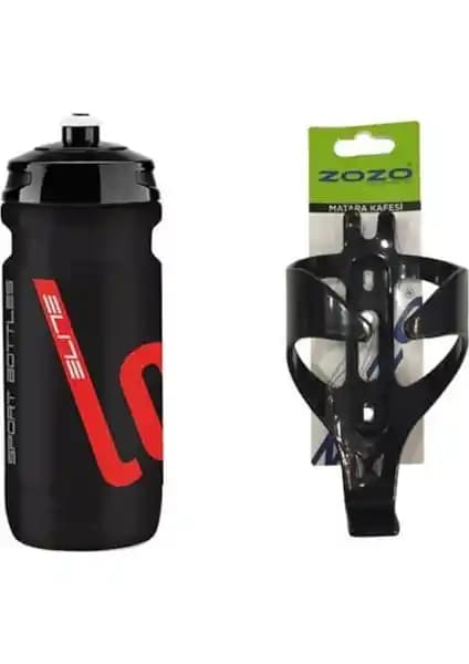 Elite Loli Siyah Bisiklet Matarası 600ML ve Zozo Kafes: Sağlıklı ve Pratik Set İncelemesi