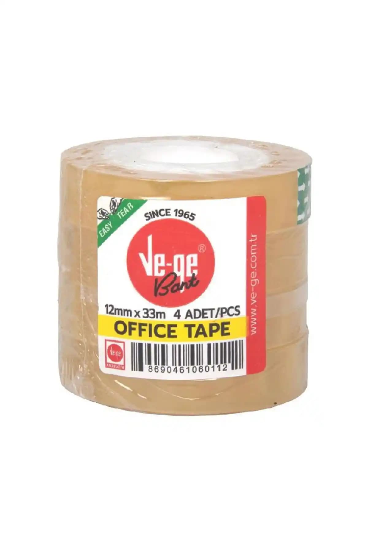 Genel Markalar Selefon Bant Office Tape 12x33: Çift Taraflı, Dayanıklı ve Çok Yönlü Bant