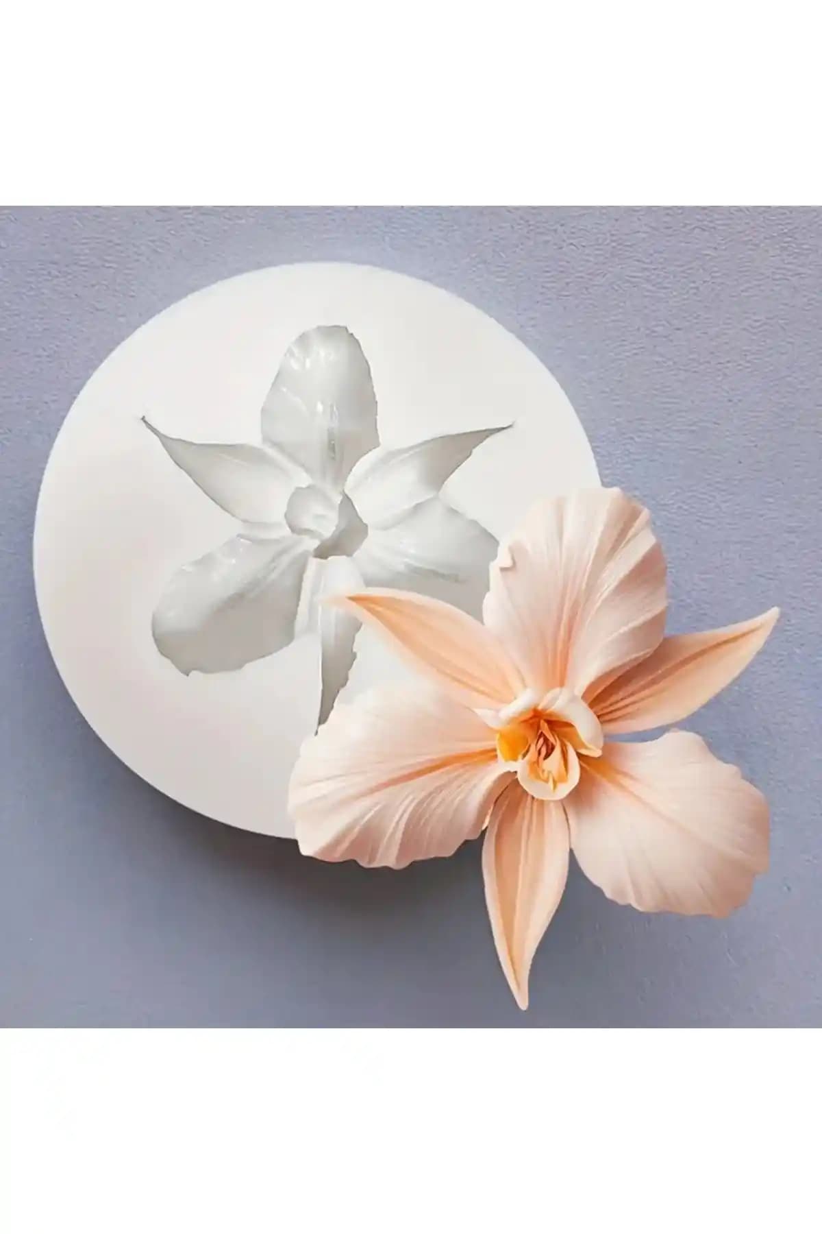 HogART Design Cattleya Çiçeği Mum Sabun & Kokulutaş Silikon Kalıp - Detaylı ve Kolay Kullanım