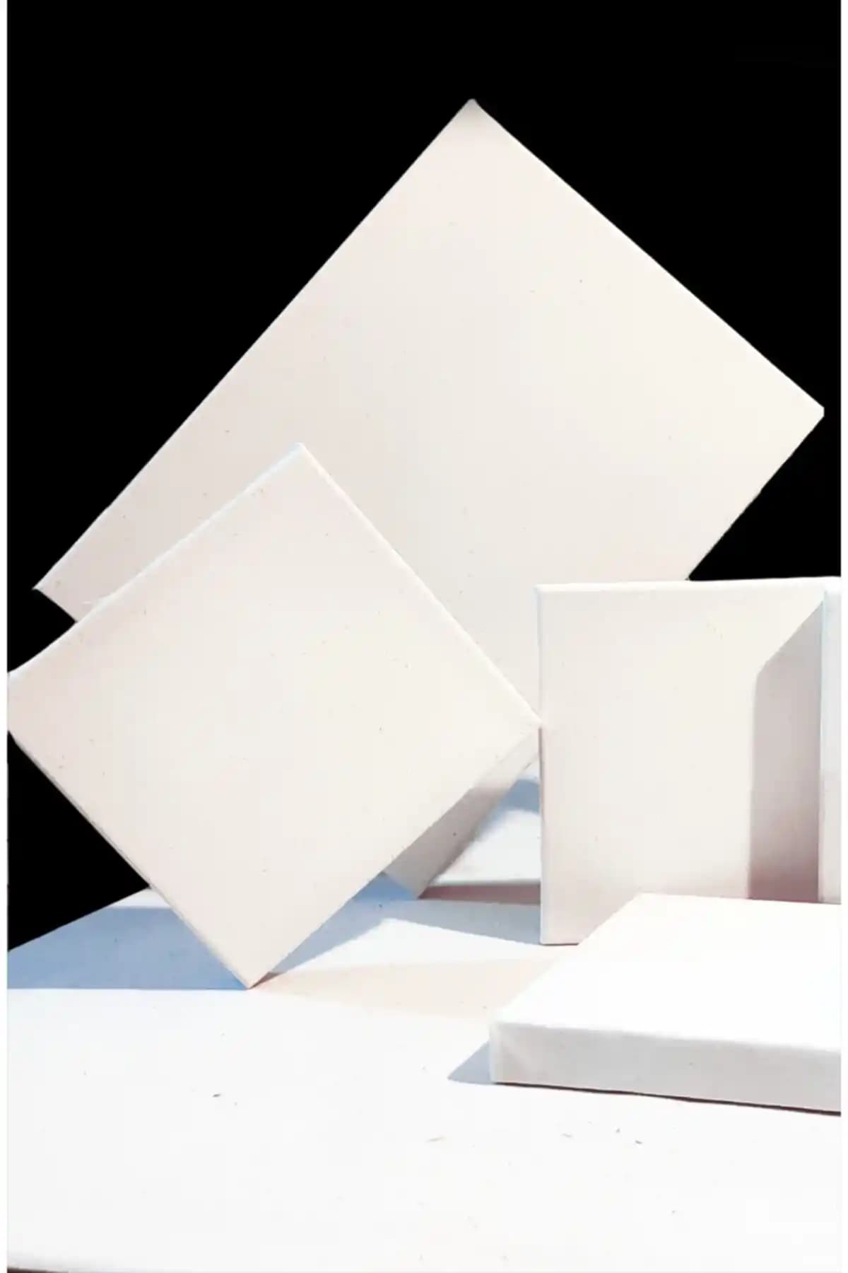 KanvasSepeti 100x50 cm %100 Pamuklu Boş Tuval Bezi Yüksek Kalite Sanat Malzemesi