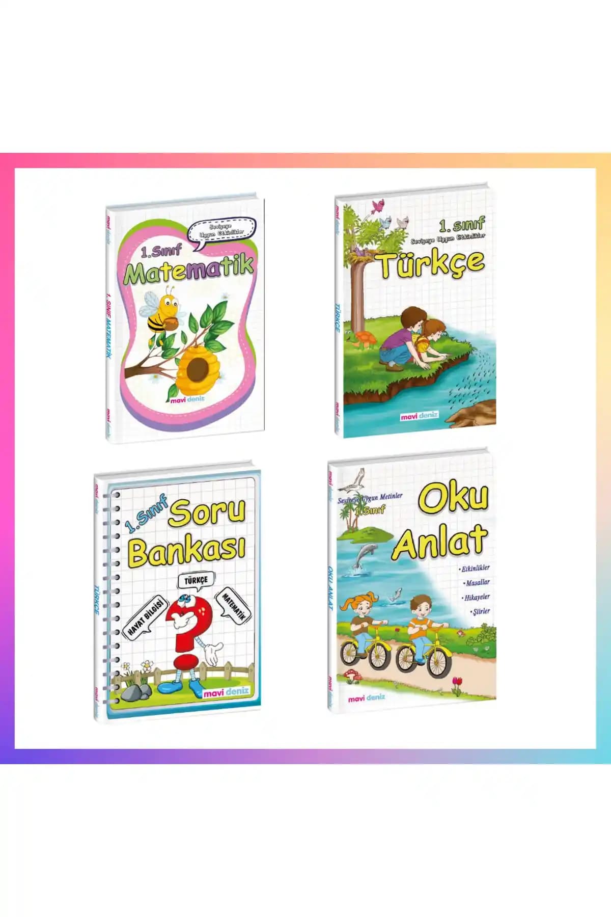 Mavi Deniz Yayınları 1. Sınıf 2. Dönem 4'lü Set (2021-2022) Kapsamlı Eğitim Seti İncelemesi