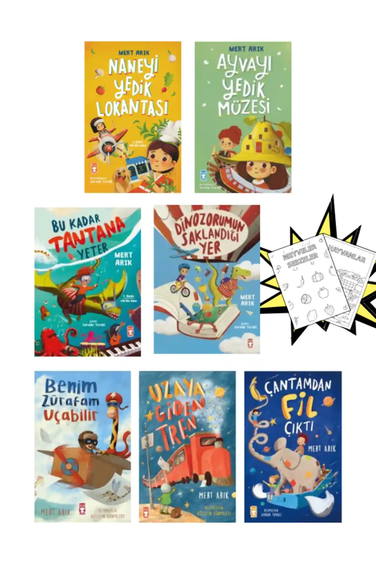 Naneyi Yedik Lokantası 7 Kitap Seti: Çocuklar İçin Hayal Gücünü Geliştiren Eğlenceli Seri