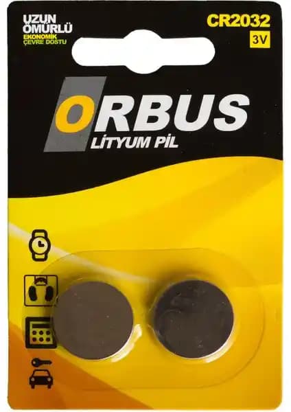 Orbus Uzun Ömürlü Ekonomik CR2032 Pil ve Supex CR2032 3V Tartı Terazi Baskül Pili Karşılaştırması