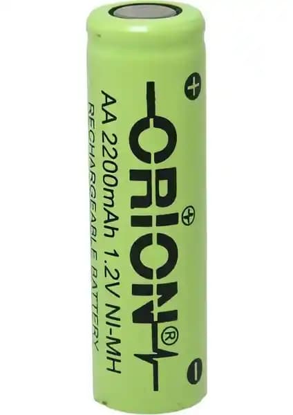 ORION 1.2V Ni-Mh AA 2200mAh Şarj Edilebilir Kalem Pil Teknik Özellikleri ve Kullanım Alanları