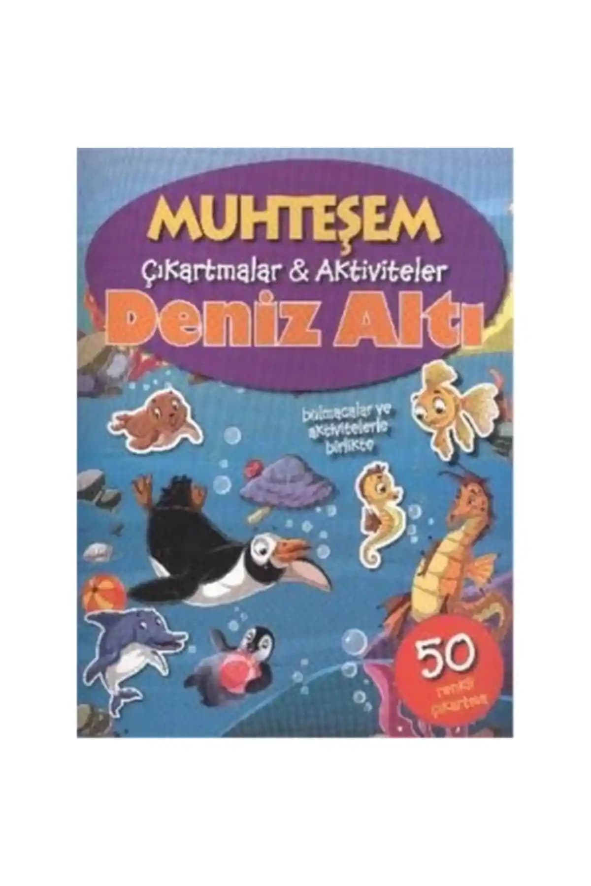 Parıltı Yayıncılık Muhteşem Çıkartmalar - Deniz Altı Temalı 7-9 Yaş Eğitim Seti