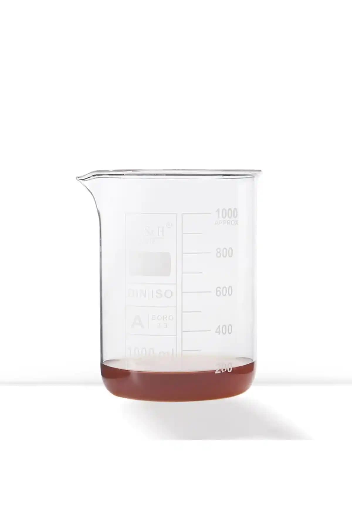 S&H Labware 1000 ml Borosilikat Cam Beher: Dayanıklı ve Çok Yönlü Laboratuvar Ekipmanı