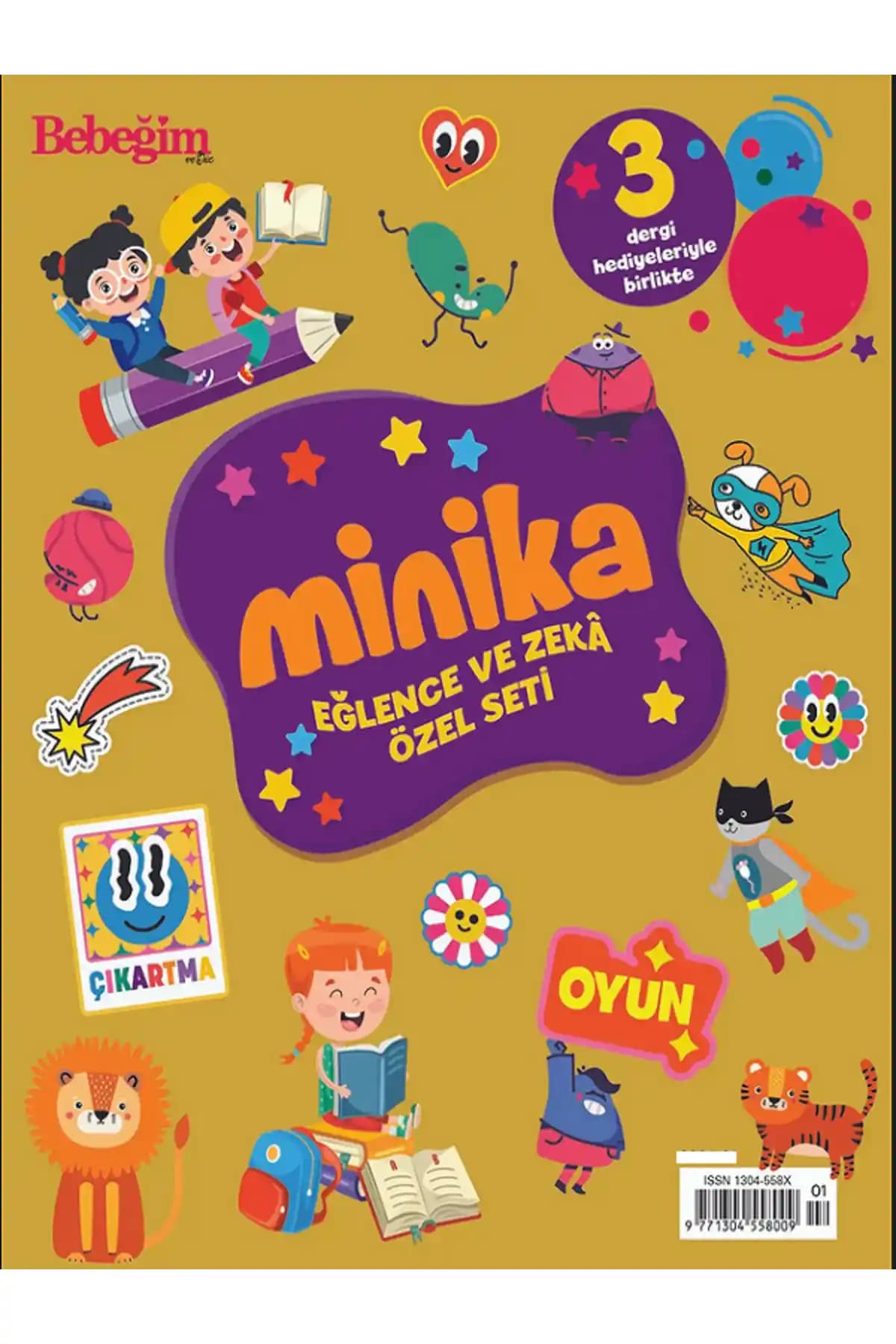 Turkuvaz Dergi Eğlence ve Özel Zeka Seti 5 Çıkartma 24-1: Çocuklar İçin Eğitim Seti