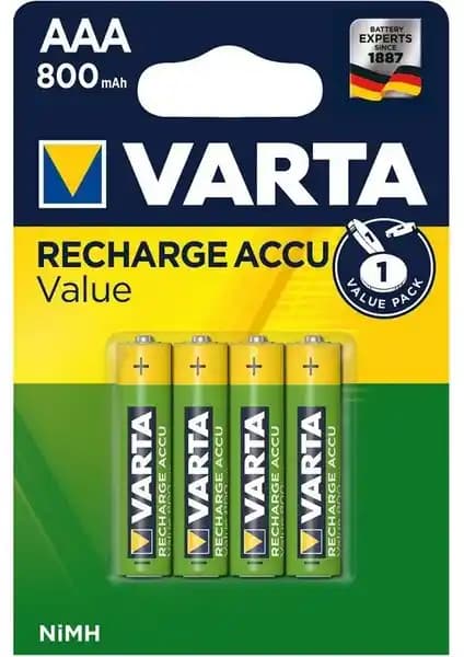 Varta 56613 Value ve 56703IEC 800mAh AAA Şarjlı Pillerin Detaylı Karşılaştırması