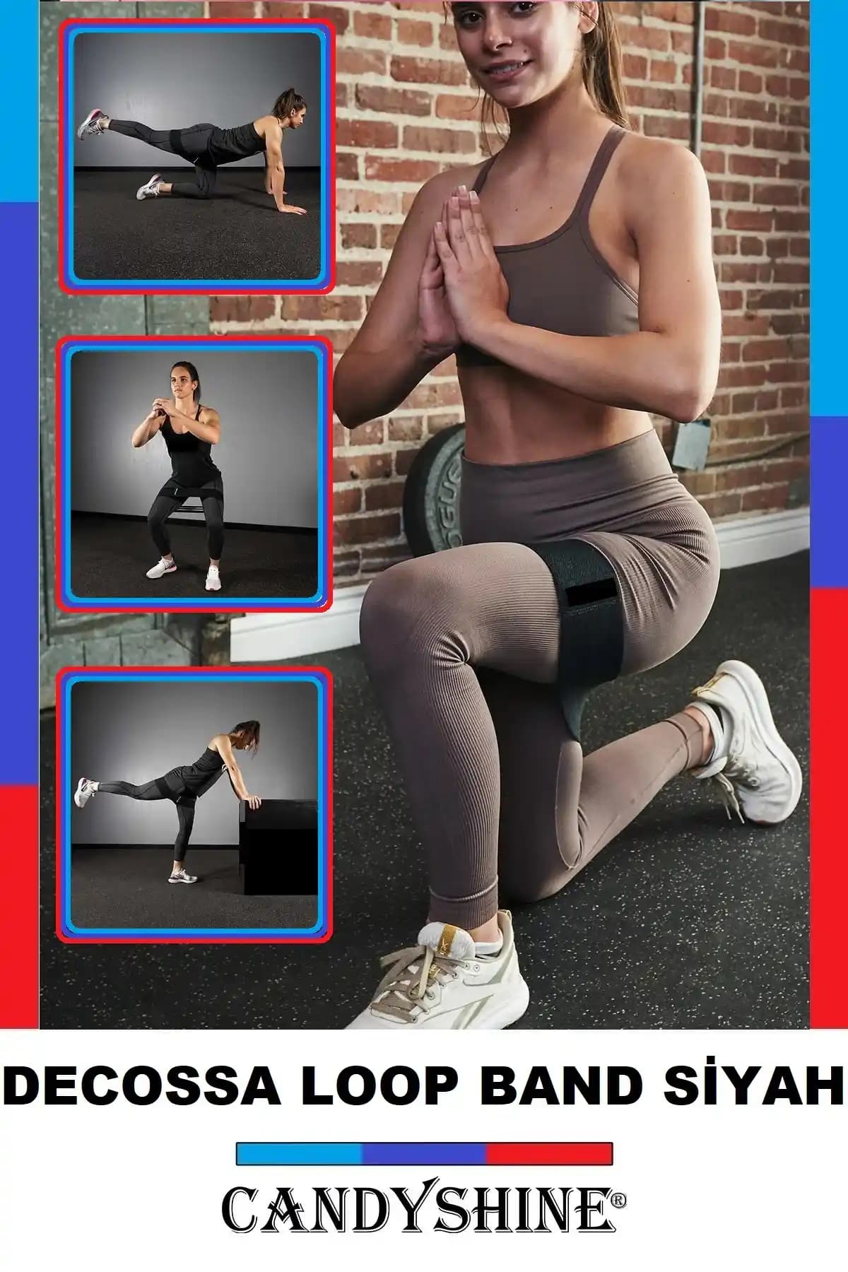YDFit Decossa Loop Band Direnç Lastiği: Yüksek Dayanıklılık ve Kas Güçlendirme İçin İdeal
