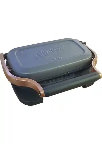 Aksu Vintage Mini Izgara ve Tost Makinesi Antrasit Renkli Şık ve Pratik Kullanım Özellikleri