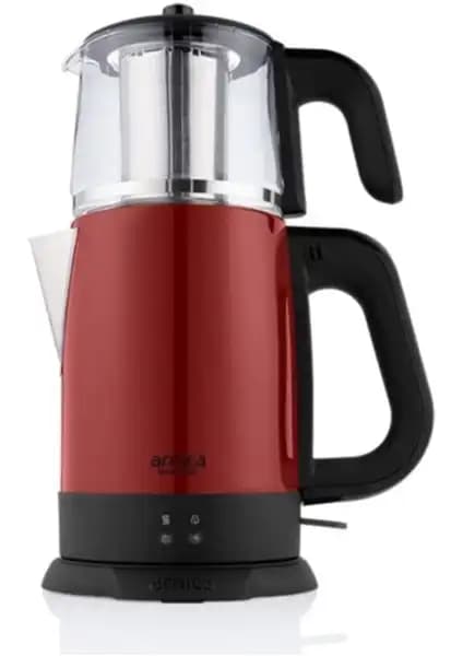 Arnica IH33204 Demli Stil Kırmızı Cam Çay Makinesi Modern ve Şık Tasarım Özellikleri