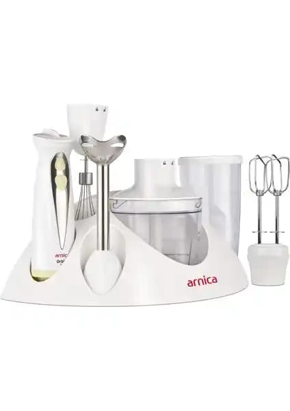 Arnica Orbital Mix El Blender Seti: Çok Fonksiyonlu ve Şık Mutfak Yardımcısı