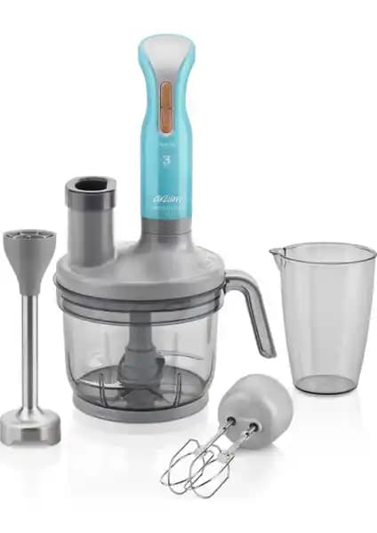 Arzum AR1048 Prostick 1500 Çubuk Blender Seti: Yüksek Performanslı Çok Yönlü Mutfak Aleti