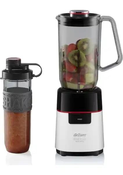 Arzum AR1174-B Shake'N Take Neo Maxı Sürahi Blender Beyaz Güçlü ve Estetik Tasarım