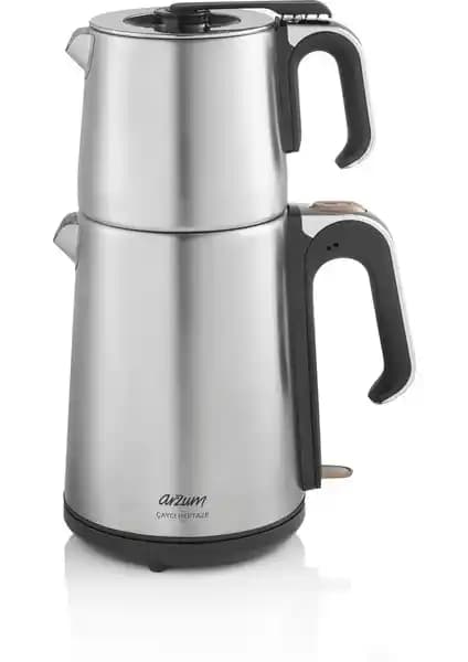 Arzum AR3023 Hep Taze Inox Çaycı: Modern Tasarım ve Yüksek Performanslı Çay Demleme Cihazı