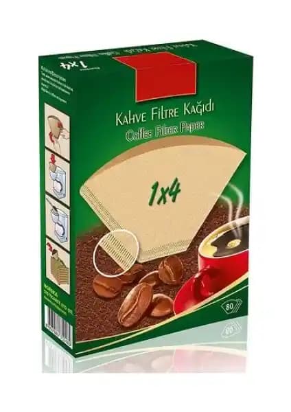 Caffeo Marka 3 Adet 80'li Filtre Kahve Kağıdı Seti Yüksek Kalite ve Doğal Malzeme ile