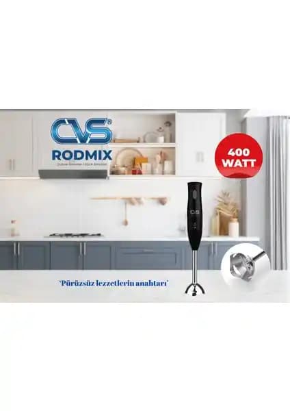 CVS DN 1251 Rodmix Çubuk Blender: Güçlü Motor ve Şık Tasarımıyla Pratik Mutfak Aleti
