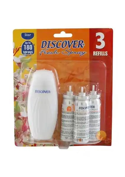 Discover Fresh Sprey Banyo Spreyi 3 Yedekli - Pratik ve Ferahlatıcı Koku Deneyimi