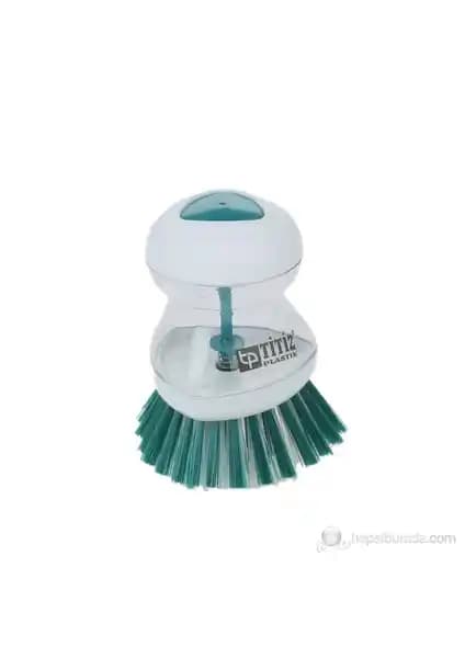Efemark Deterjan Hazneli Yeşil Bulaşık Fırçası: Pratik ve Tasarruf Sağlayan Mutfak Temizlik Çözümü