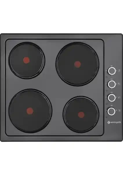 Eminçelik Ec-Ah 6604 Be60 Siyah Emaye Ankastre Ocak İnceleme ve Teknik Özellikler