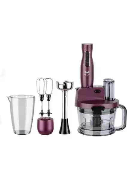 Fakir Mr Chef Quadro Violet Mutfak Robotu Blender Seti ile Pratik ve Estetik Mutfak Deneyimi