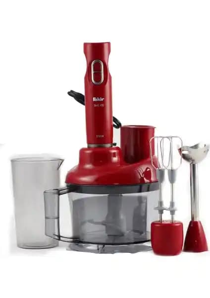 Fakir SMS 410 Kırmızı Blender Seti: Yüksek Performans ve Estetik Birlikte