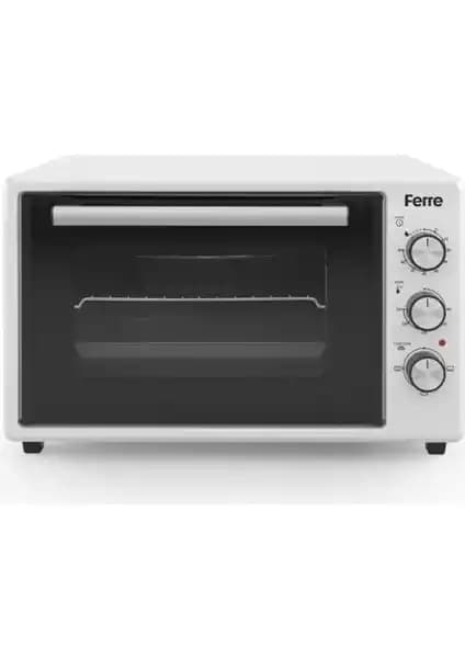 Ferre Beyaz Mini Fırın 35 Litre: Modern Tasarım ve Çok Yönlü Pişirme Özellikleri